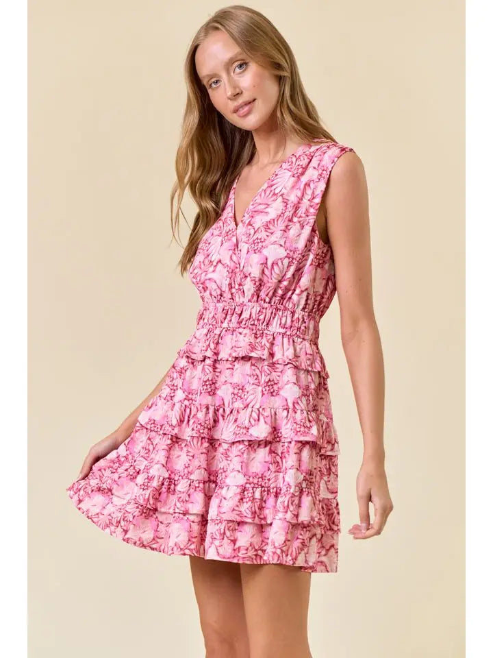 Blushing Belle Ruffle Dress