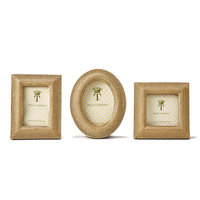 Two's Company | Golden Dots Photo Frame