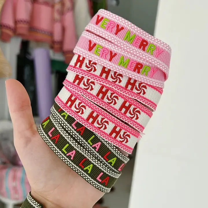 The Kenzie Collective - Christmas Tie Bracelets