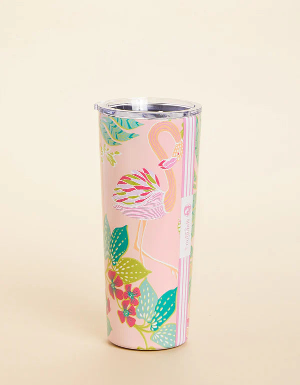 Spartina | Stainless Steel 22 oz. Tumbler Flamingo Pineapple