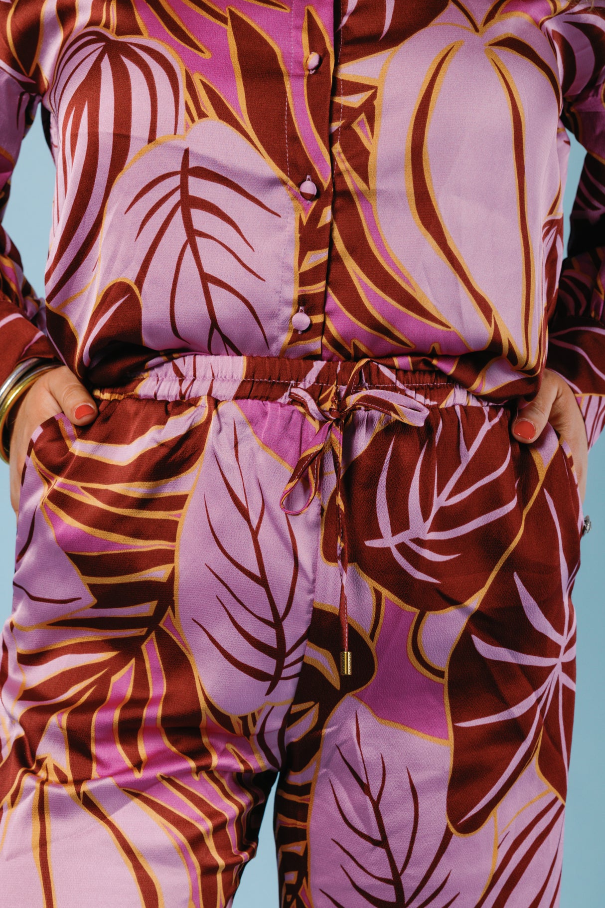 The Tropical Satin Pants