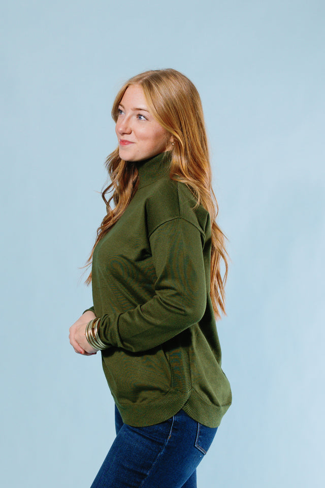 Metric Knits | Mock Neck Pullover (Final Sale)