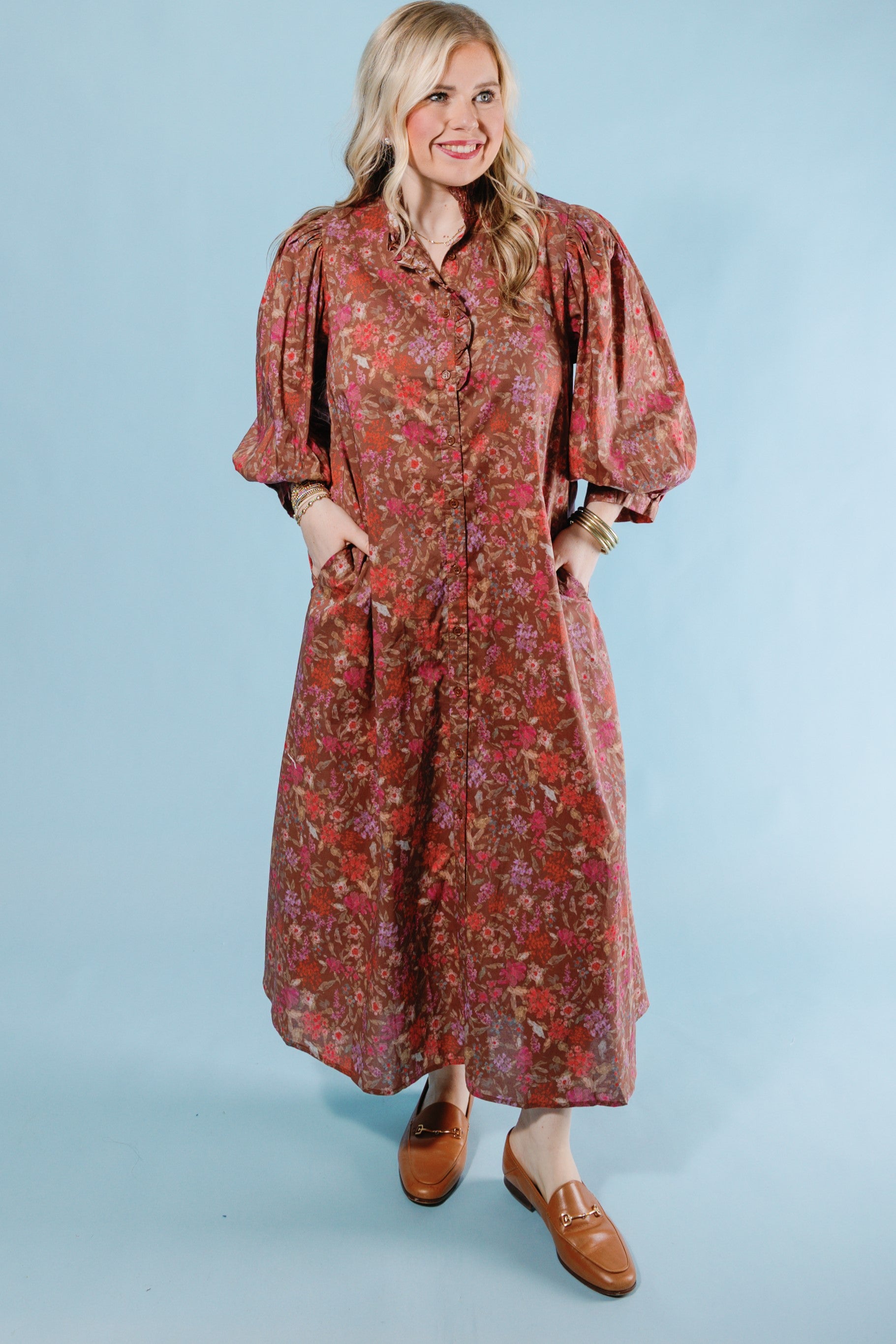 Meadow Trail Midi Dress