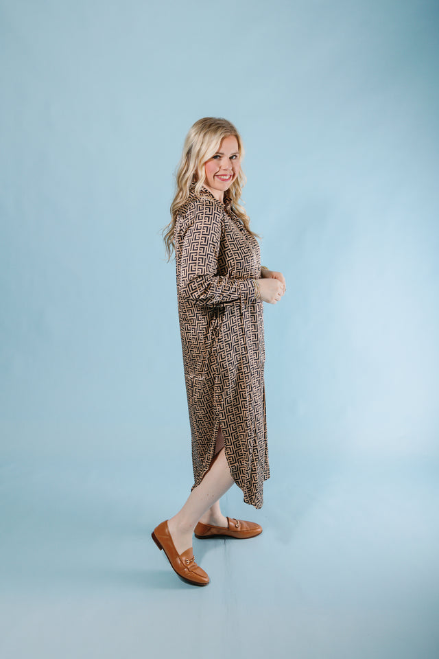 The Mylah Button Down Maxi Dress