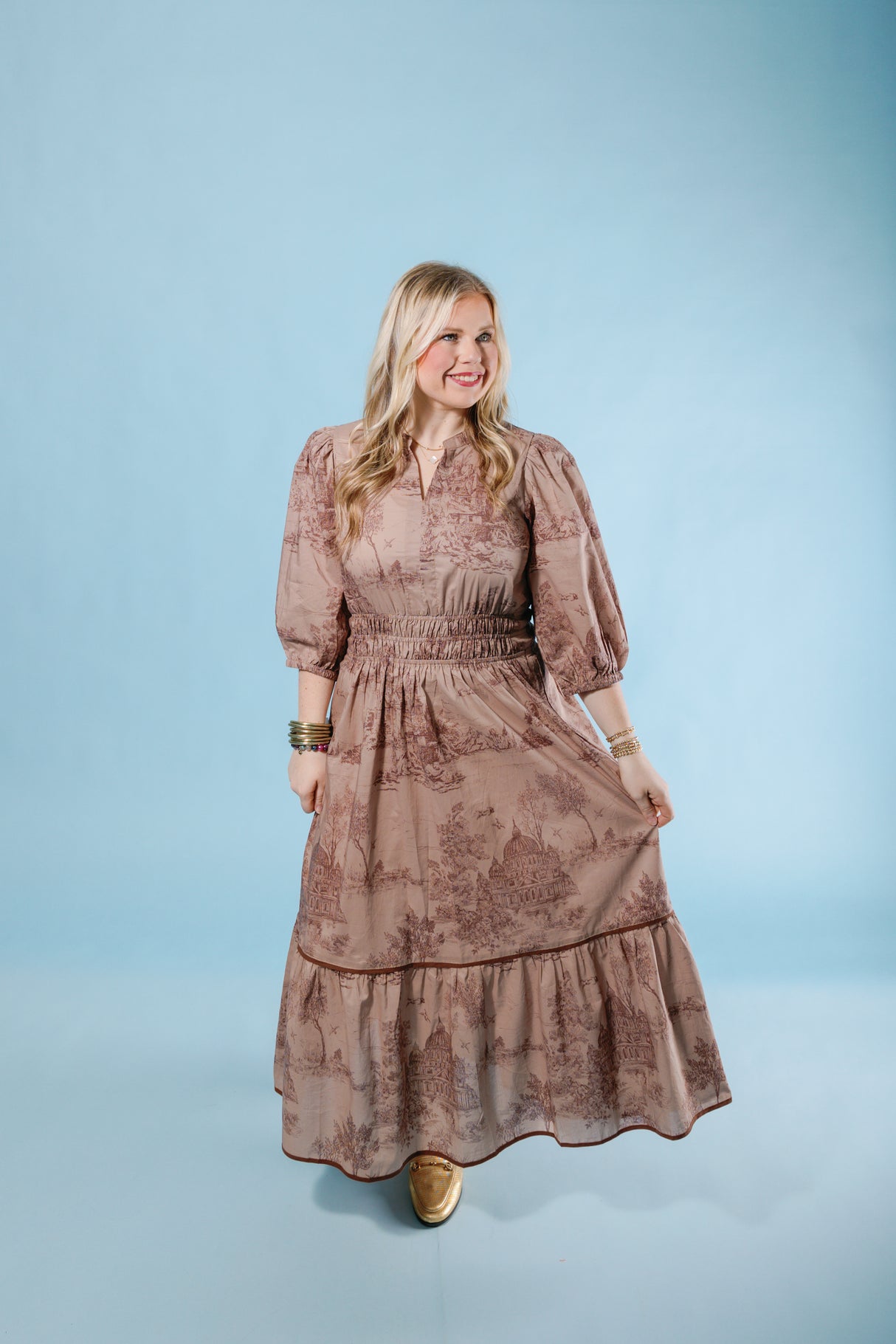 I love you a Latte Midi Dress