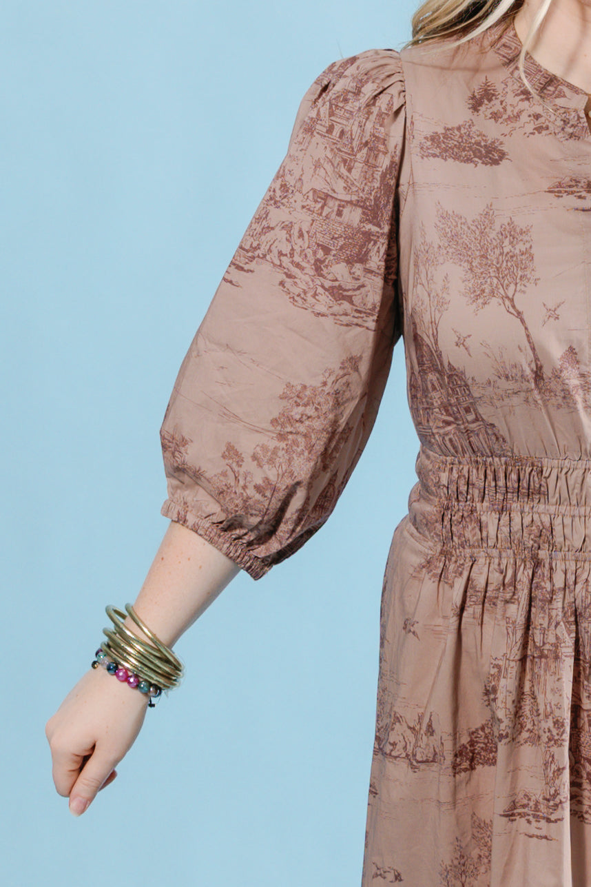 I love you a Latte Midi Dress
