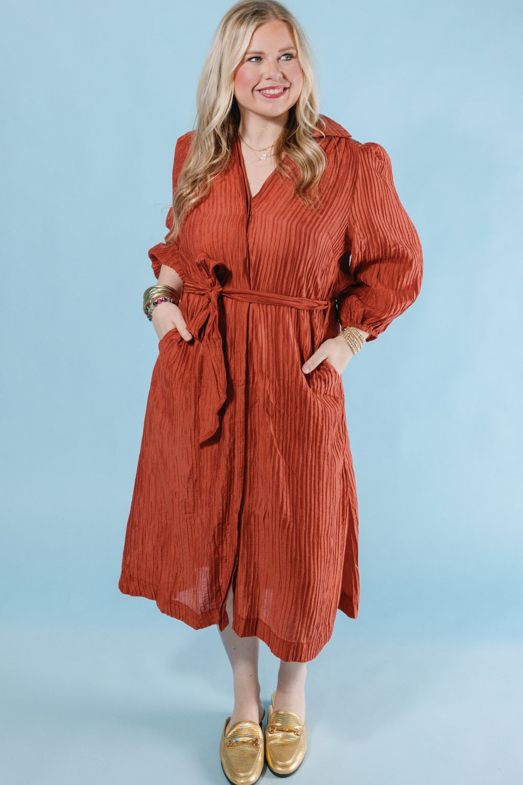The Crinkle Midi Dress (Final Sale) The Crinkle Midi Dress (Final Sale)