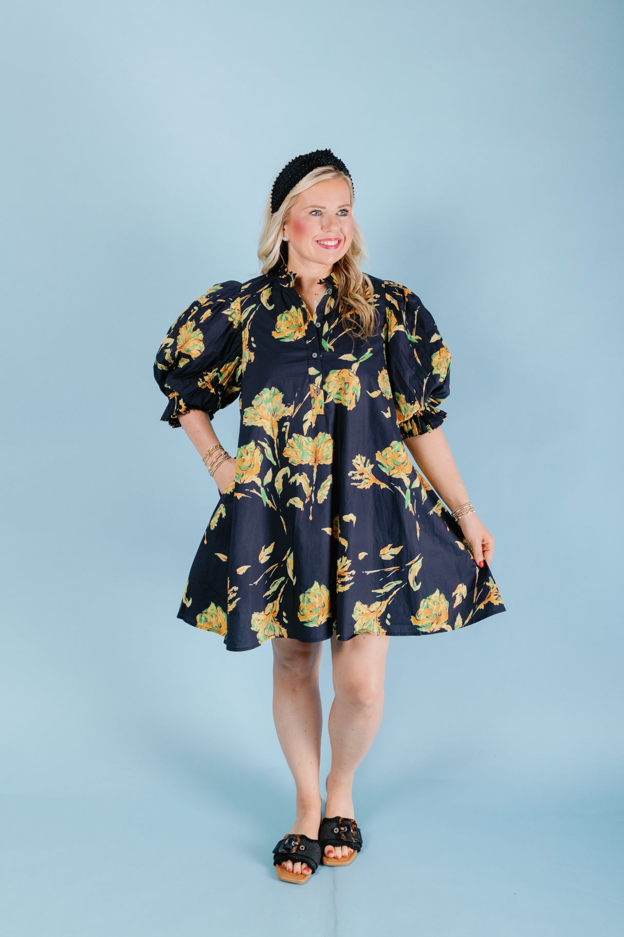 The Golden Hour Mini Dress