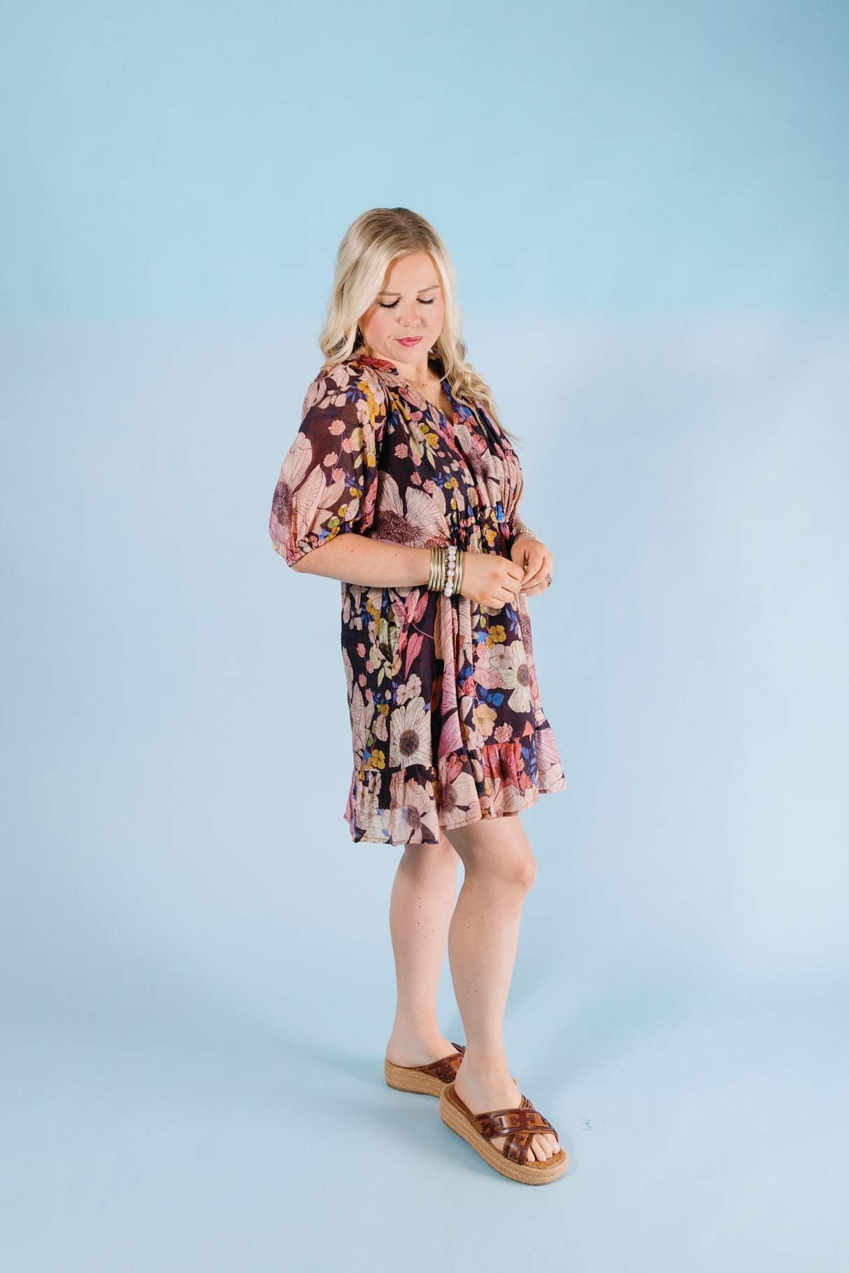 The Fall Bouquet Mini Dress