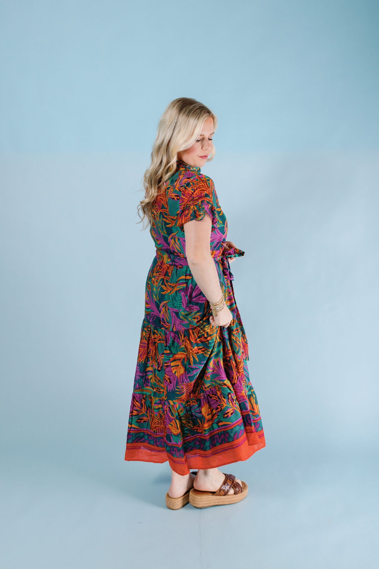 J. Marie | The Asher Button Up Midi Dress