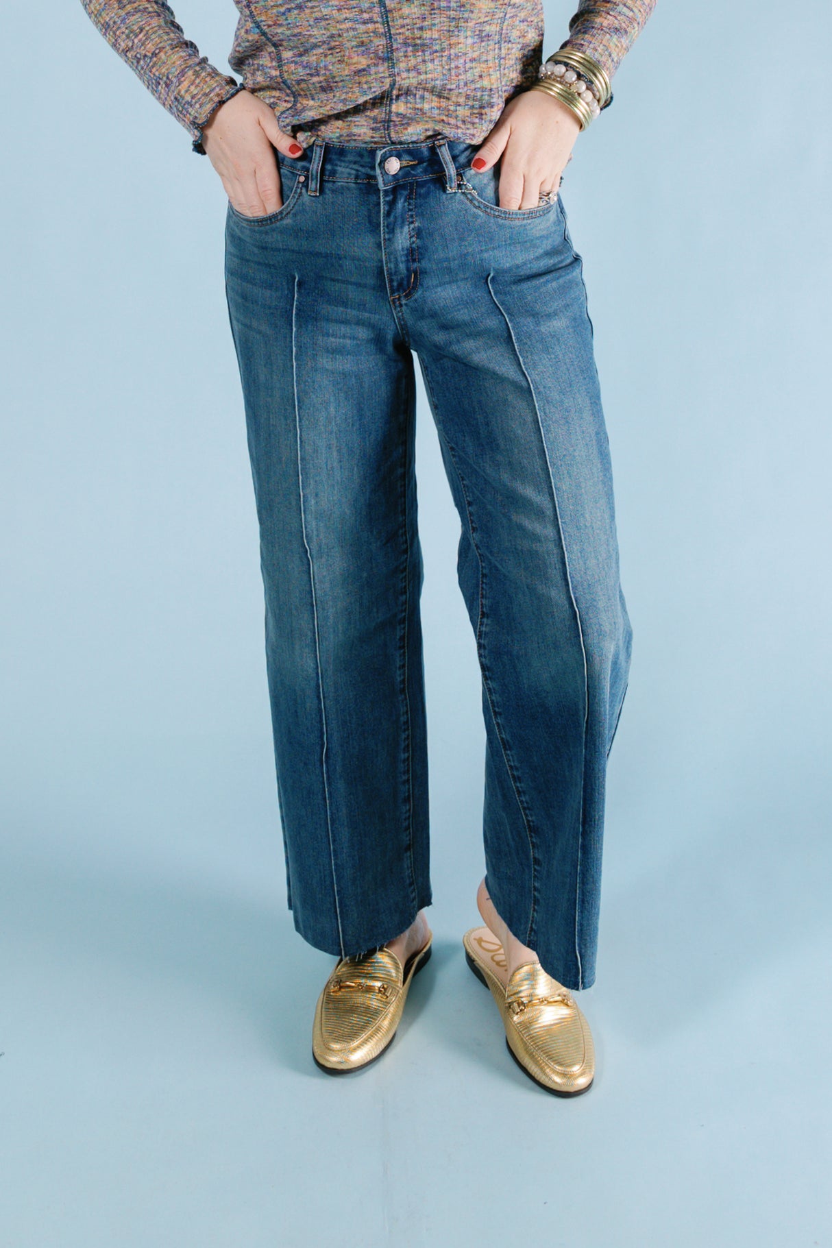 Olivia Wide Leg Ankle Jean