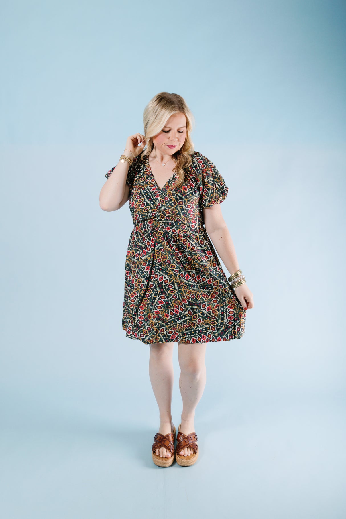 Diamond Art Mini Dress