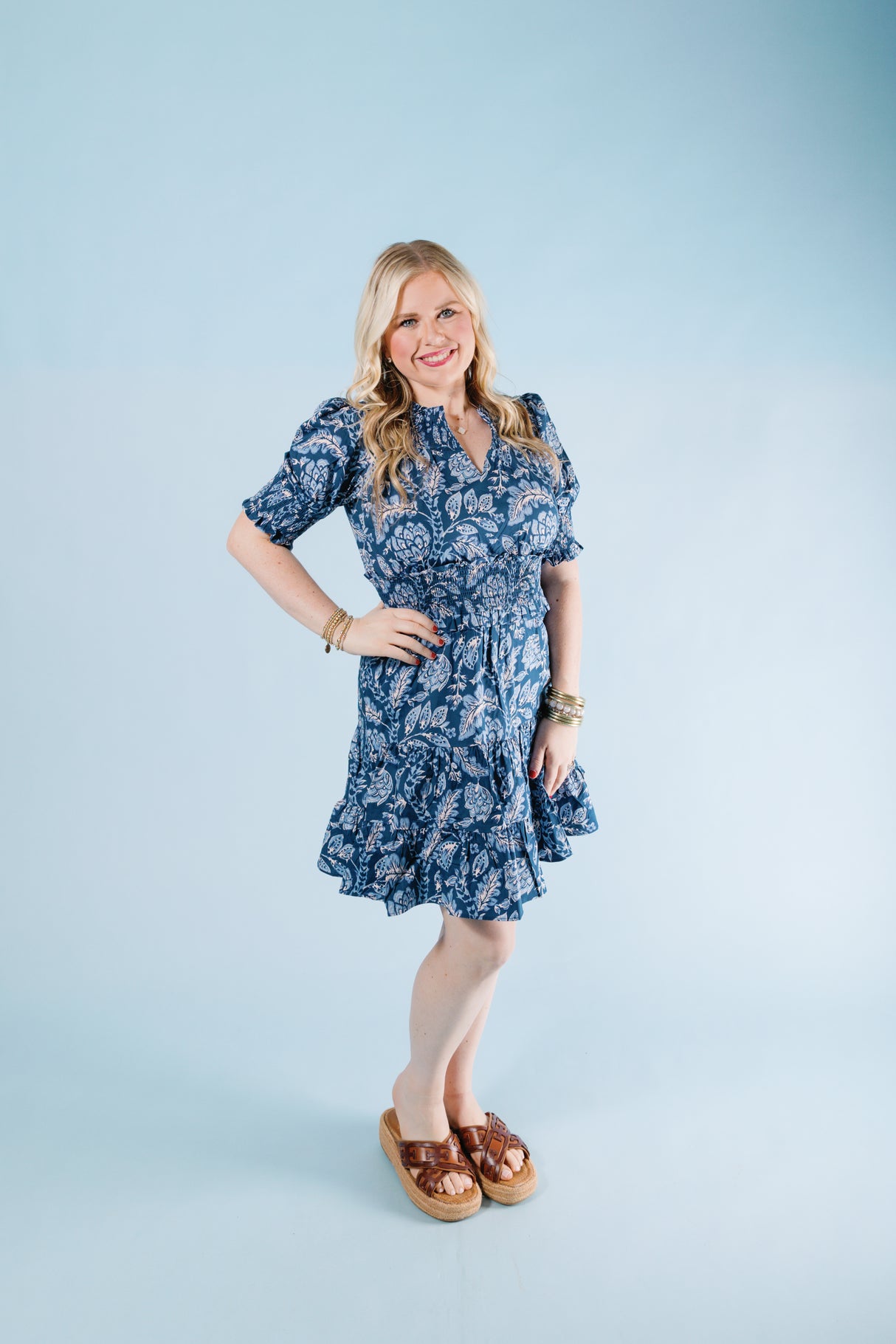 Spartina | Adelaide Smocked Dress