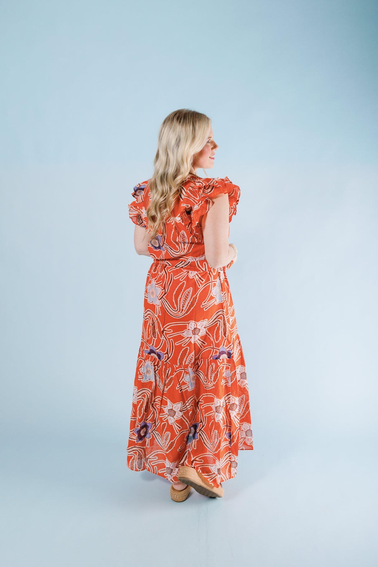 Sunset Bloom Maxi Dress