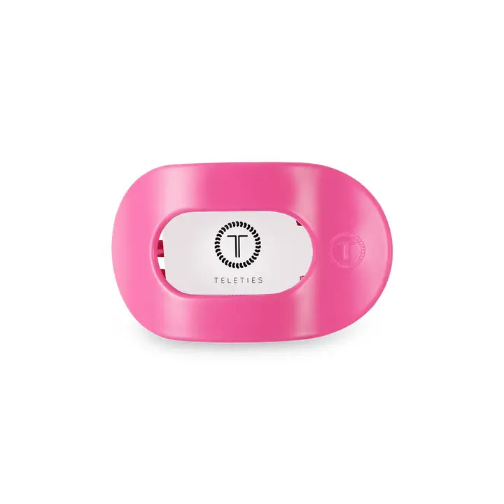 Teleties | Paradise Pink Small Flat Round Hair Clip