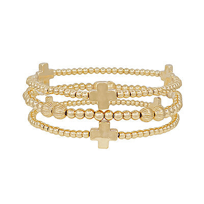Madison's Exclusive | Cross 3 Row Stack