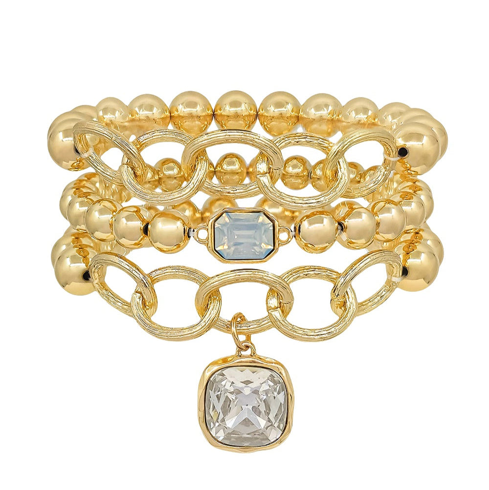 Madison's Exclusive | Champagne Wishes Bracelet Stack