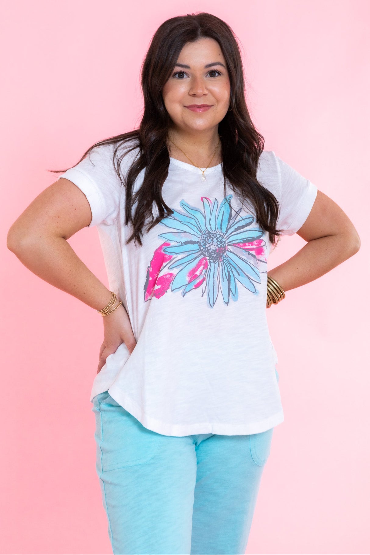 Escape | Impressionist Sunflower Tee