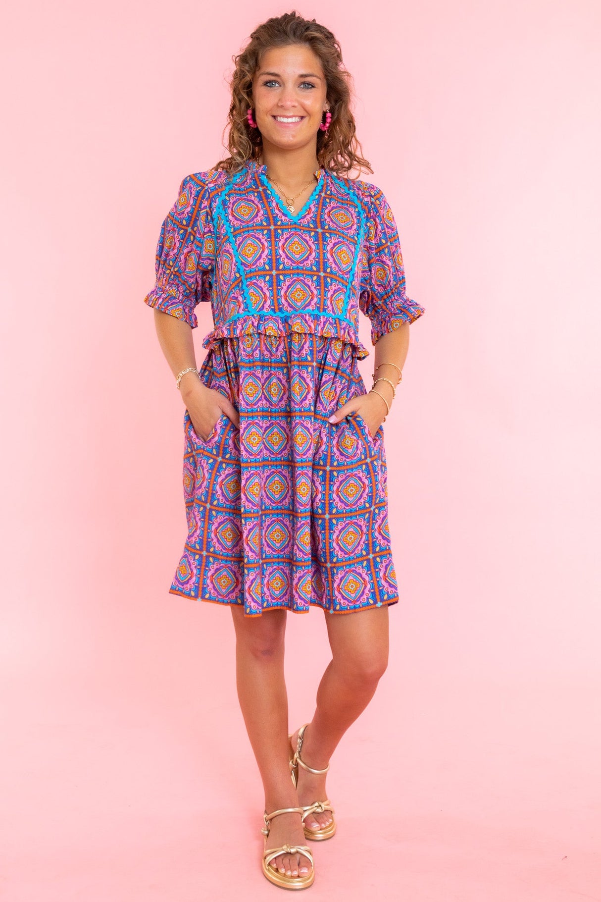 Sister Mary | Talia Tiles Dress