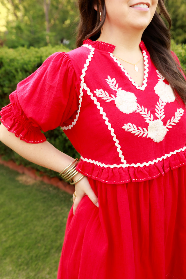 Sister Mary | Talia Red Dress