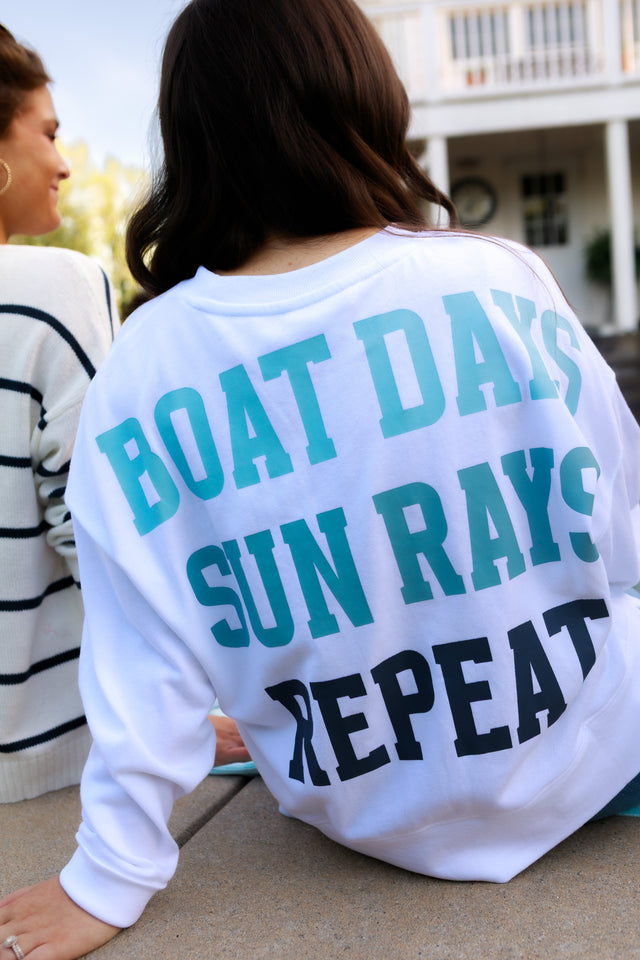 Shiraleah | "Boat Days, Sunrays, Repeat" Relaxed Sweatshirt