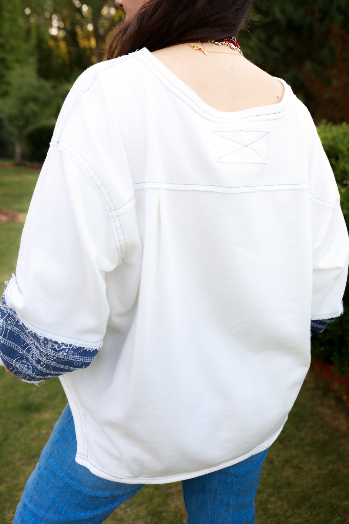 Vandana Star Patch Terry Top