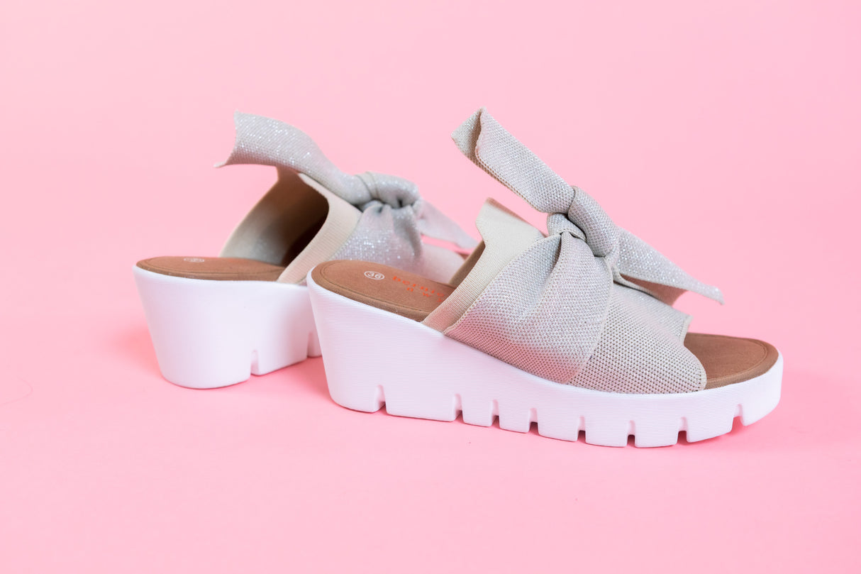 Bernie Mev | Venti Freesia Nude Silver