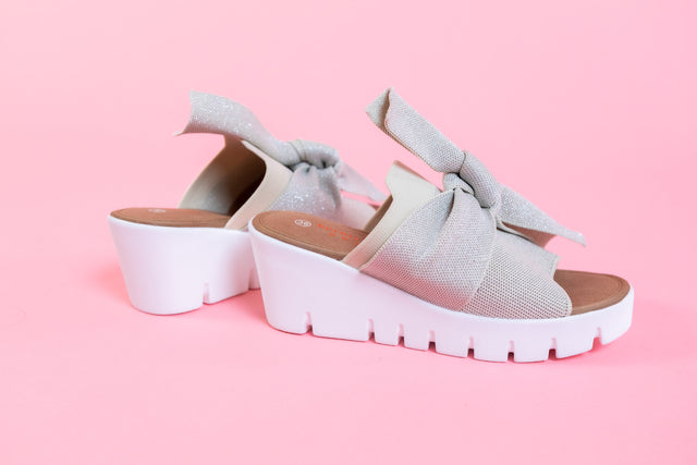 Bernie Mev | Venti Freesia Nude Silver