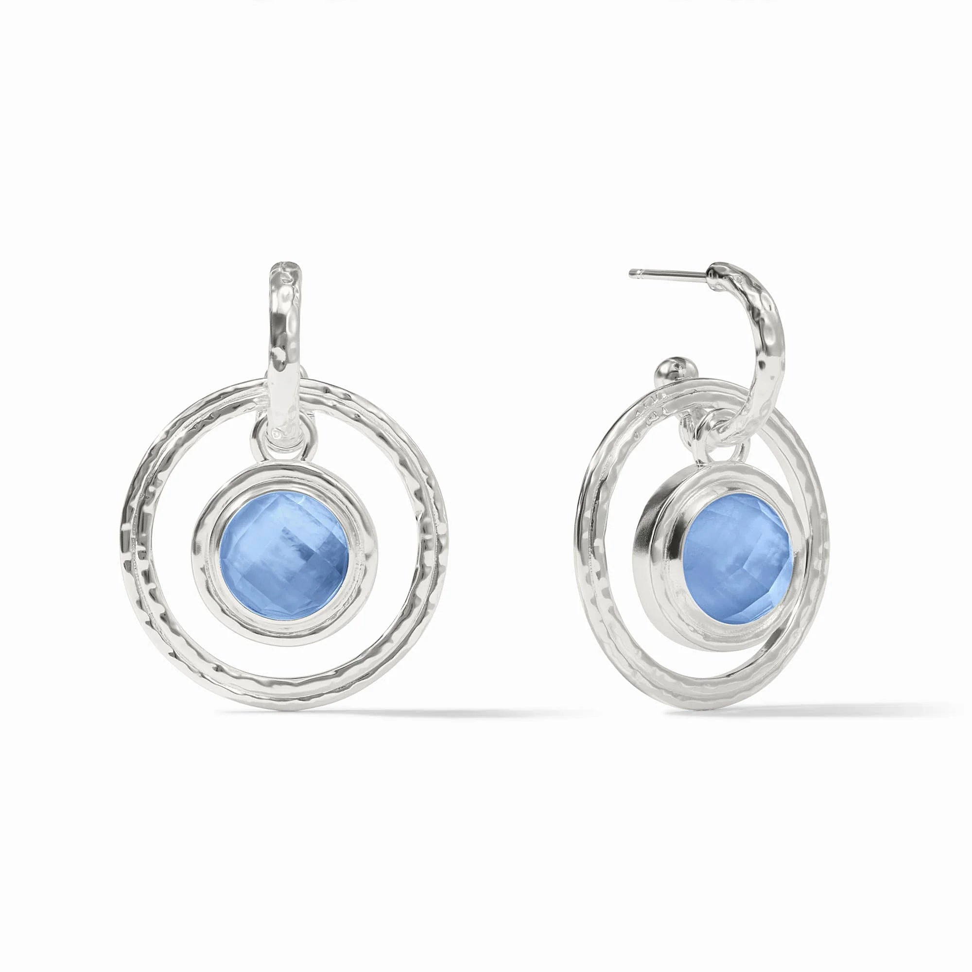 Julie Vos | Astor 6 in 1 Charm Earring - Silver