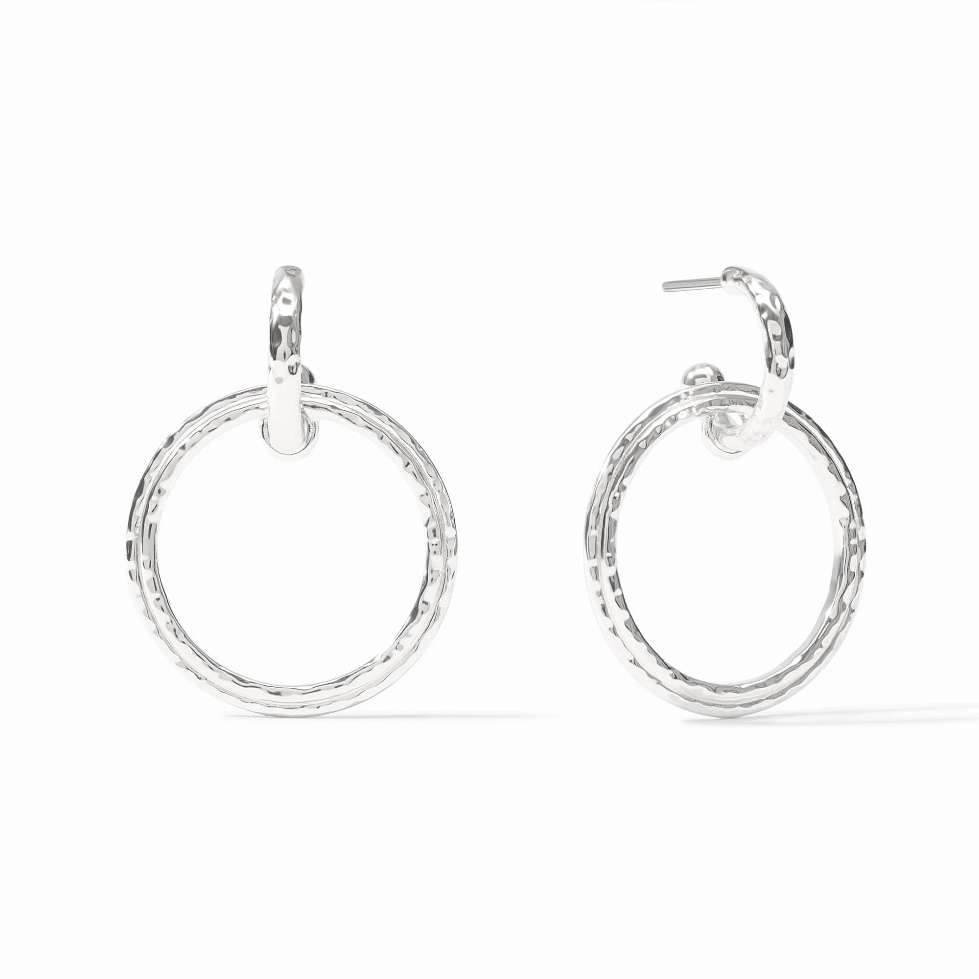 Julie Vos | Astor 6 in 1 Charm Earring - Silver