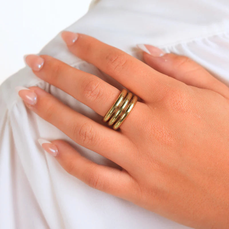 BuDhaGirl | Aura All Weather Rings - Set of 3
