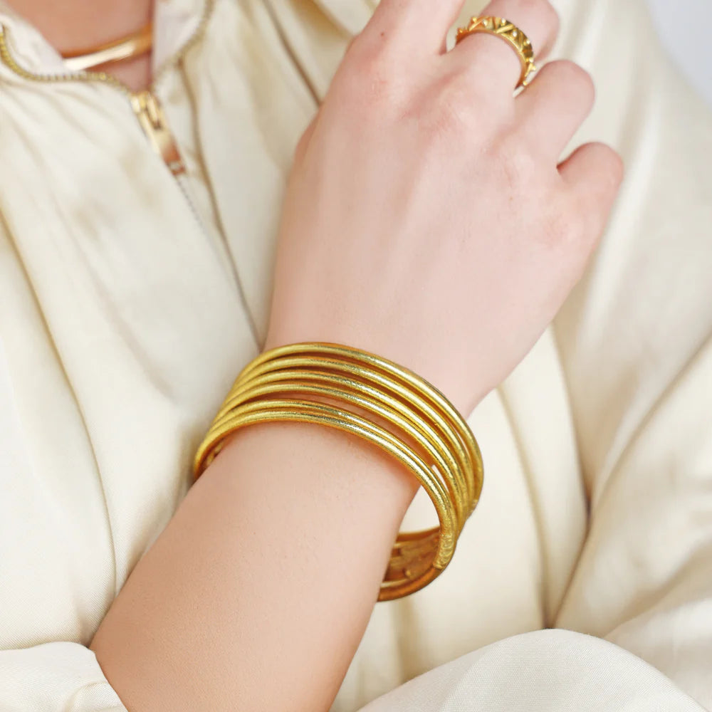 BuDhaGirl | Aura Lumine All Weather Bangles - Set of 6