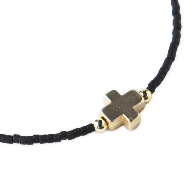 Lenny & Eva | Faithful Bangle-Black