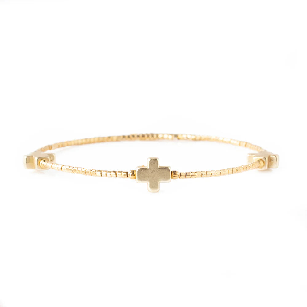 Lenny & Eva | Faithful Bangle-Gold