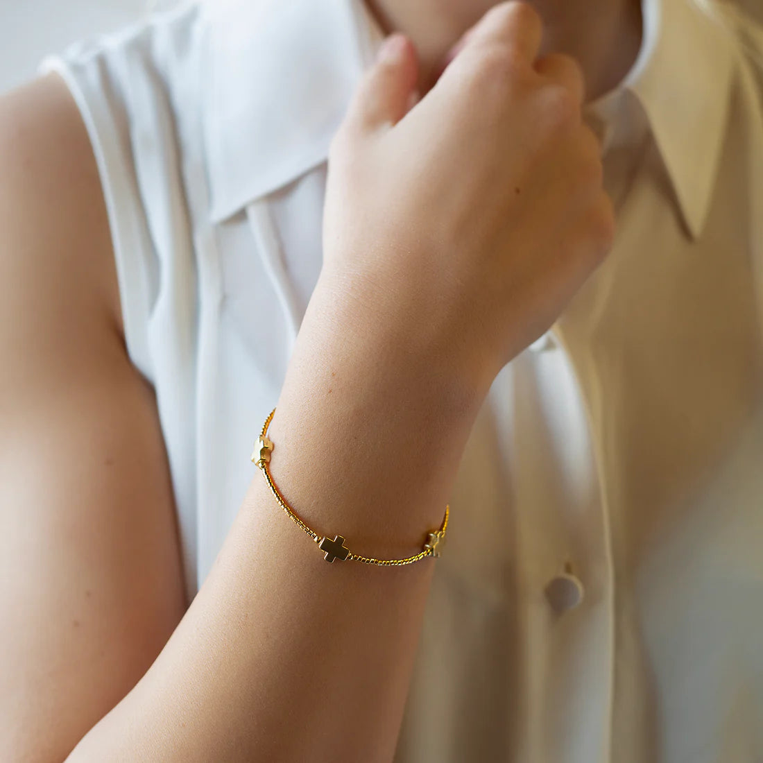 Lenny & Eva | Faithful Bangle-Gold