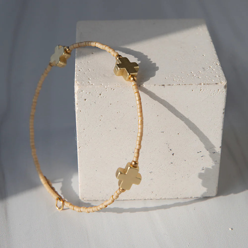 Lenny & Eva | Faithful Bangle-Latte