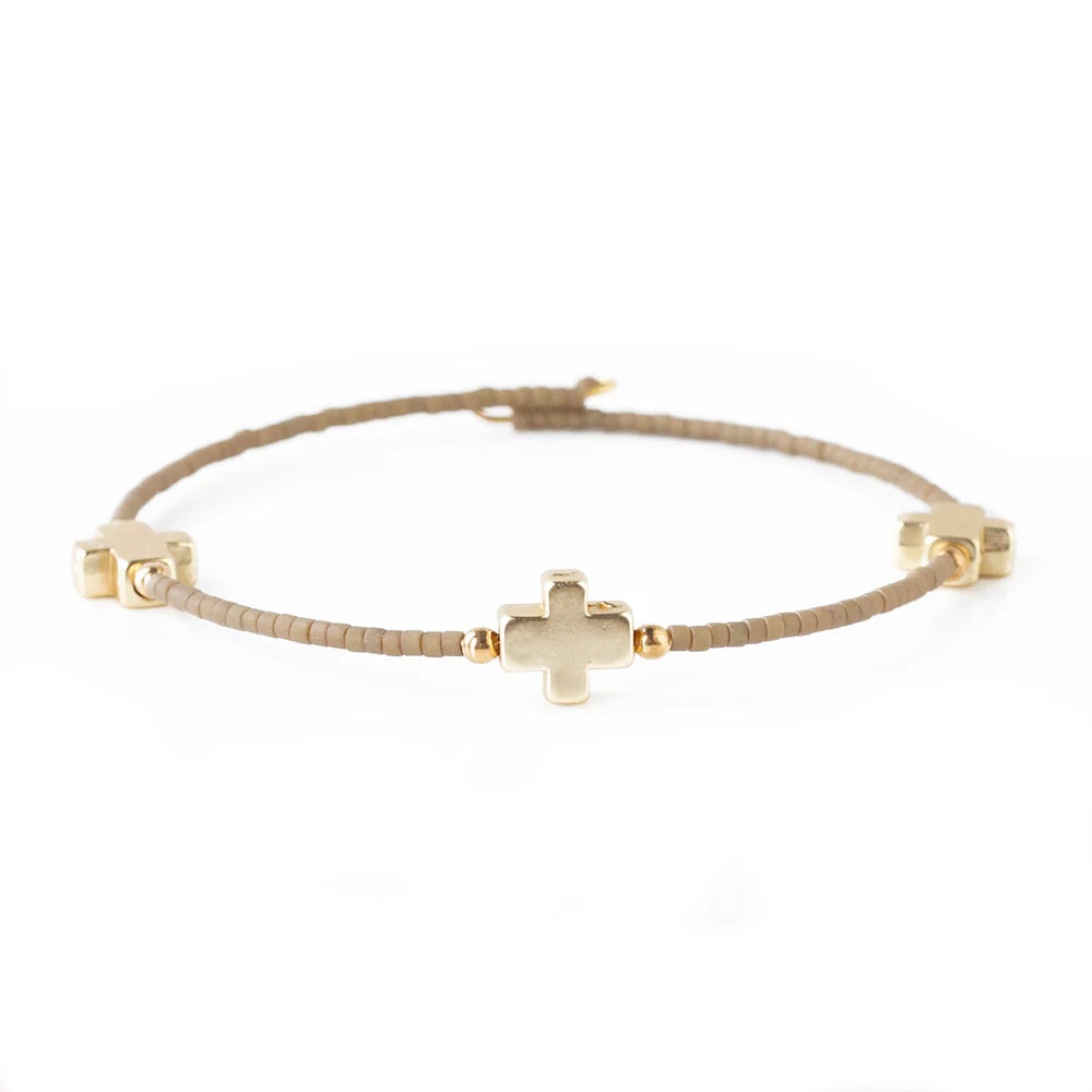 Lenny & Eva | Faithful Bangle-Mocha