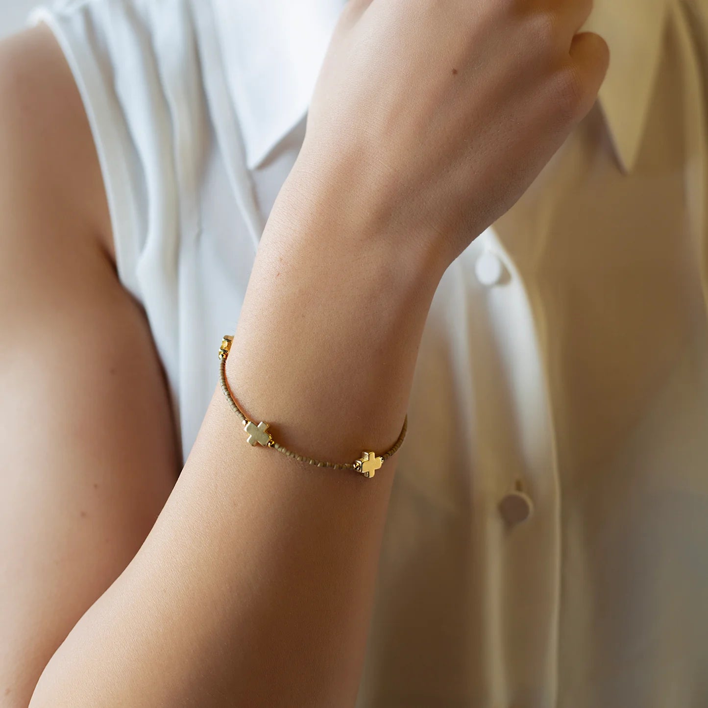 Lenny & Eva | Faithful Bangle-Mocha