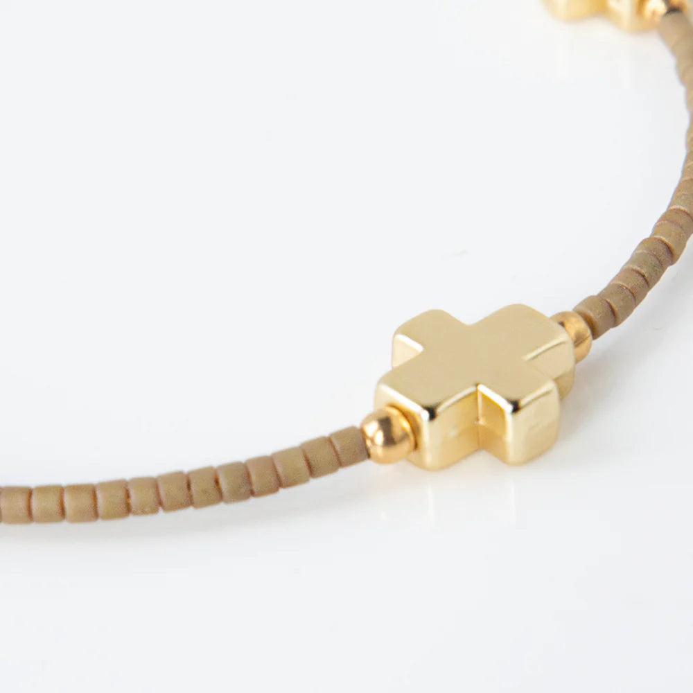 Lenny & Eva | Faithful Bangle-Mocha