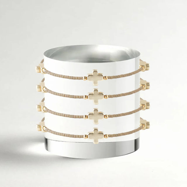 Lenny & Eva | Faithful Bangle-Mocha