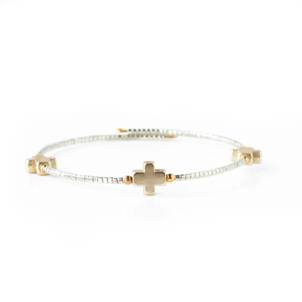 Lenny & Eva | Faithful Bangle-Silver