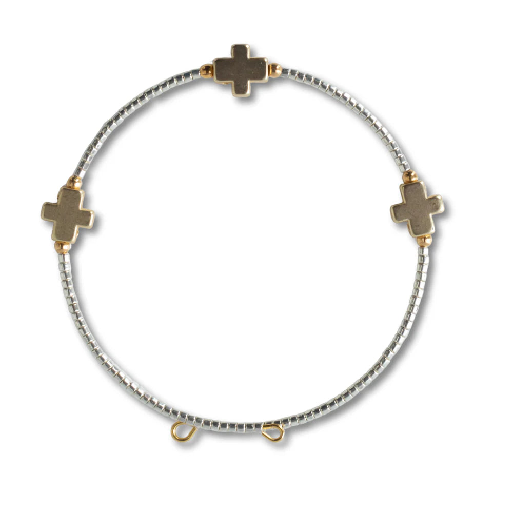 Lenny & Eva | Faithful Bangle-Silver