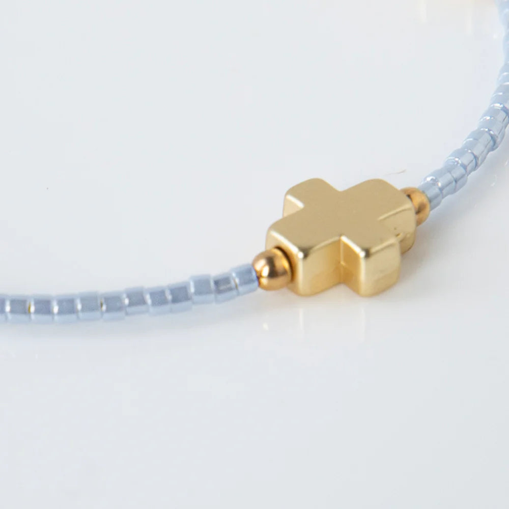 Lenny & Eva | Faithful Bangle-Sky Blue