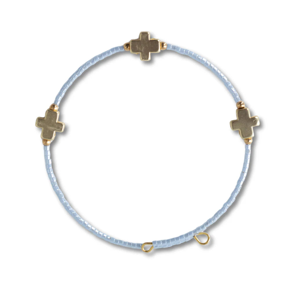 Lenny & Eva | Faithful Bangle-Sky Blue