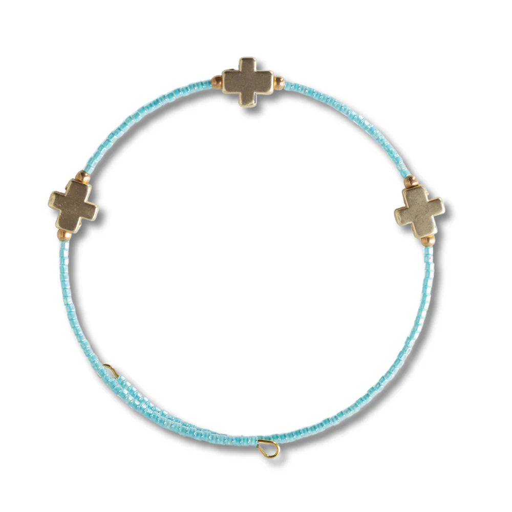 Lenny & Eva | Faithful Bangle-Turquoise