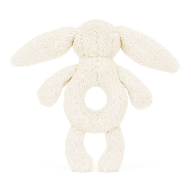 JellyCat | Bashful Bunny Ring Rattle - Cream