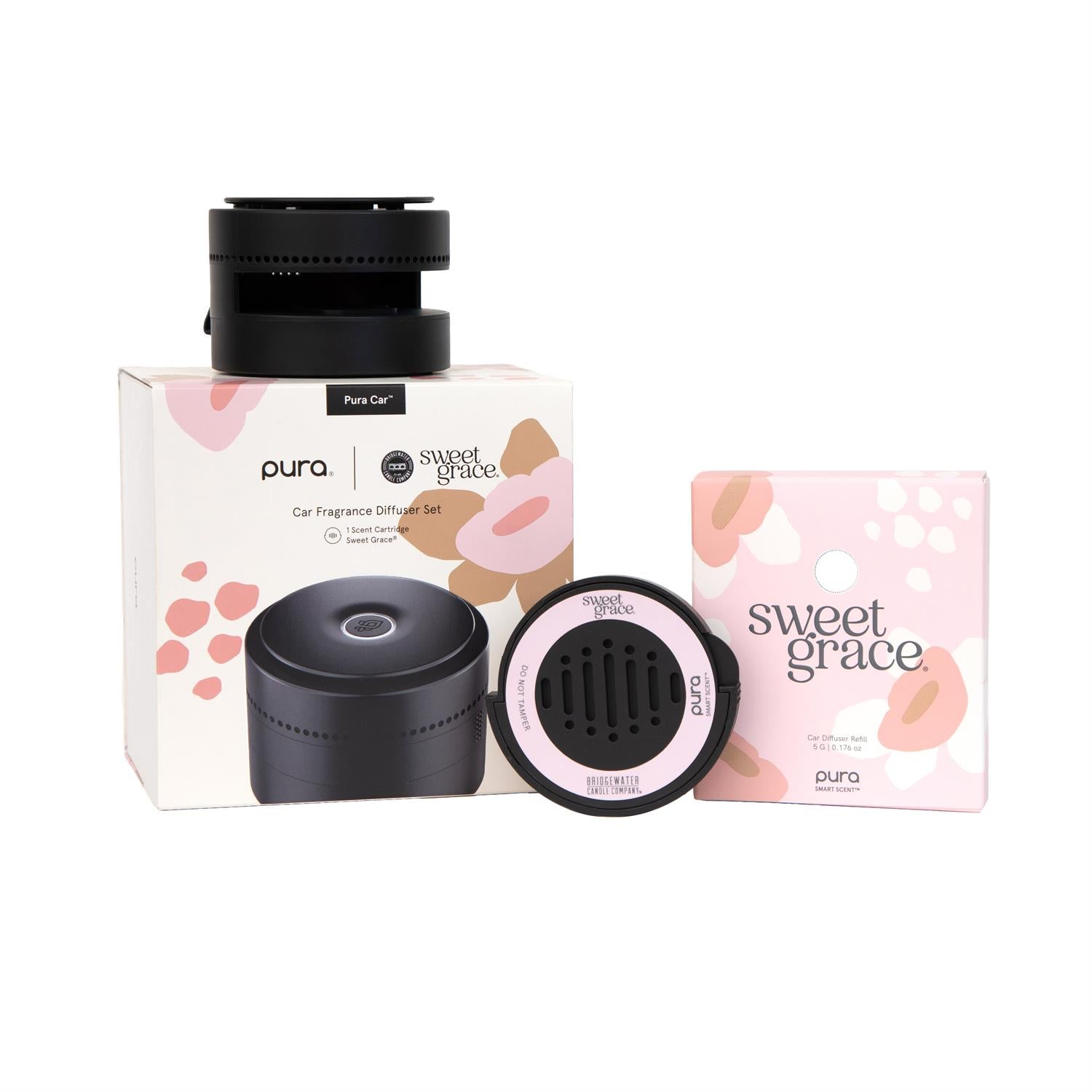 Sweet Grace | Pura + Bridgewater | Sweet Grace Car Diffuser and Refill