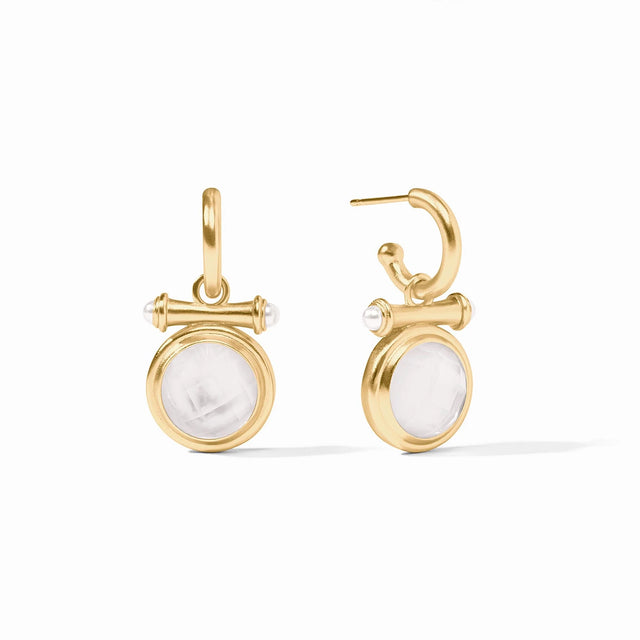 Julie Vos | Bamboo Hoop & Charm Earring