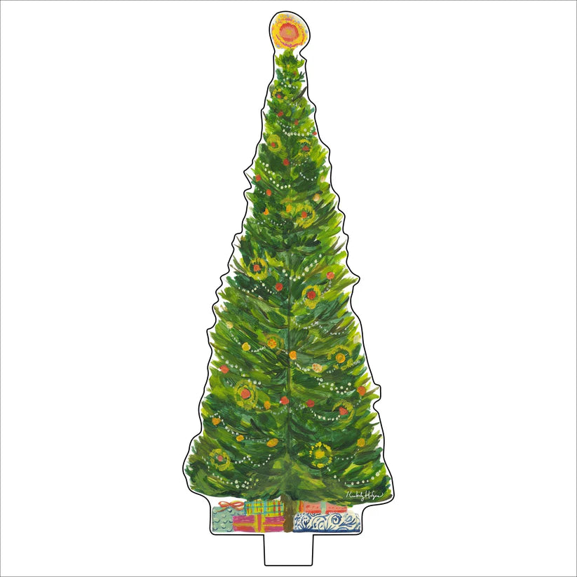 Kimberly Hodges Art | Blue Spruce Small Single Acrylic Tree