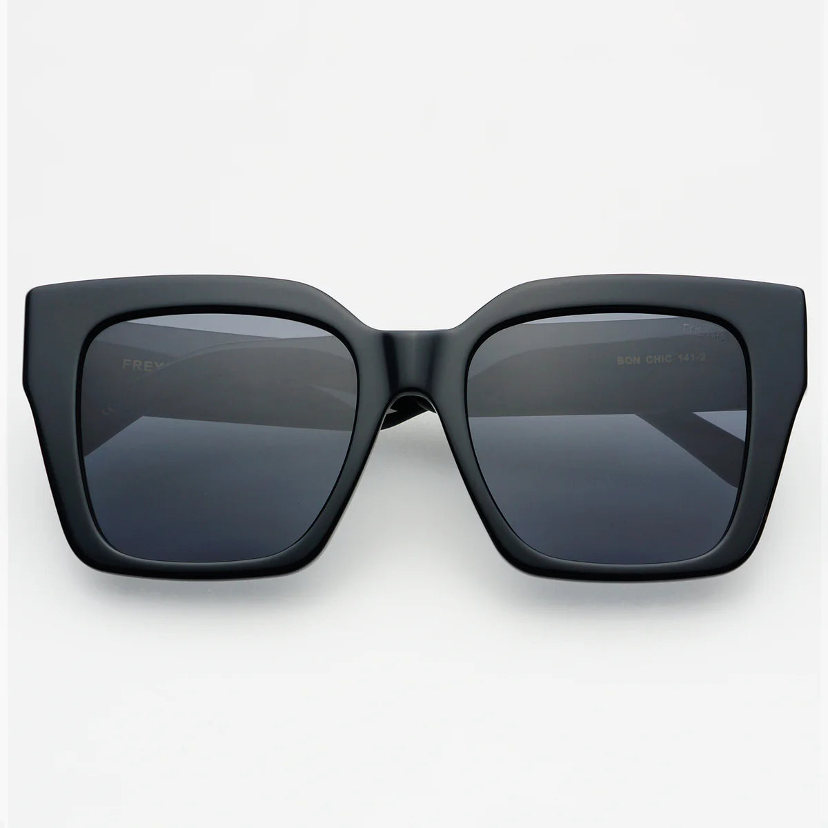 Freyrs | Bon Chic Oversized Square Sunglasses - Black